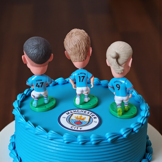 Man City 2026 Cake Topper Figurine Set