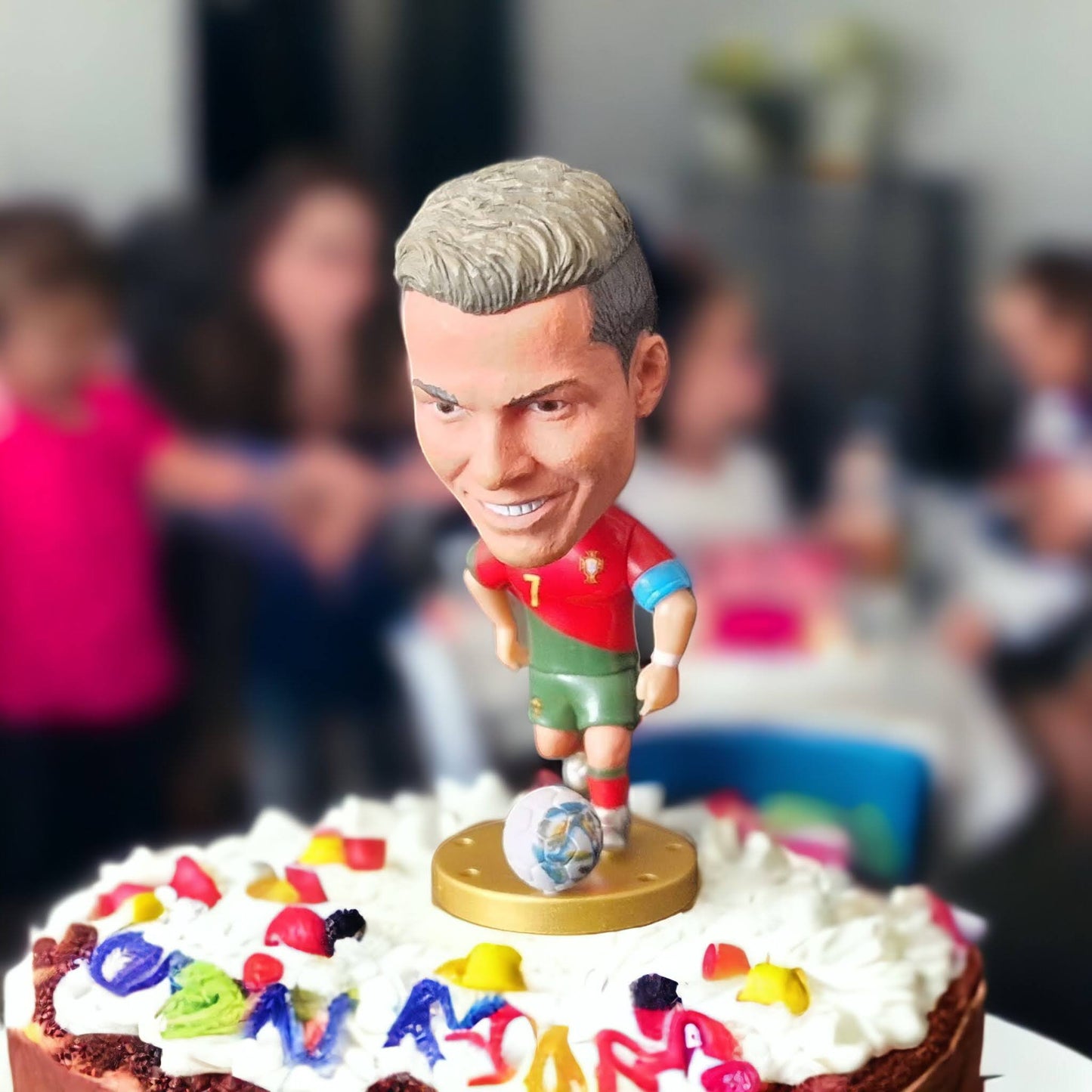 Ronaldo Birthday Cake Topper - Portugal