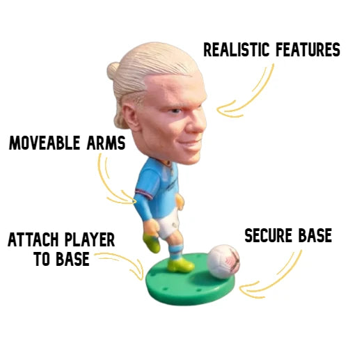 Erling Haaland & Trophy Cake Topper Collectible - Manchester City