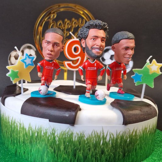 Liverpool Player Bundle Cake Topper Set - Salah, Van Dijk, Trent Arnold