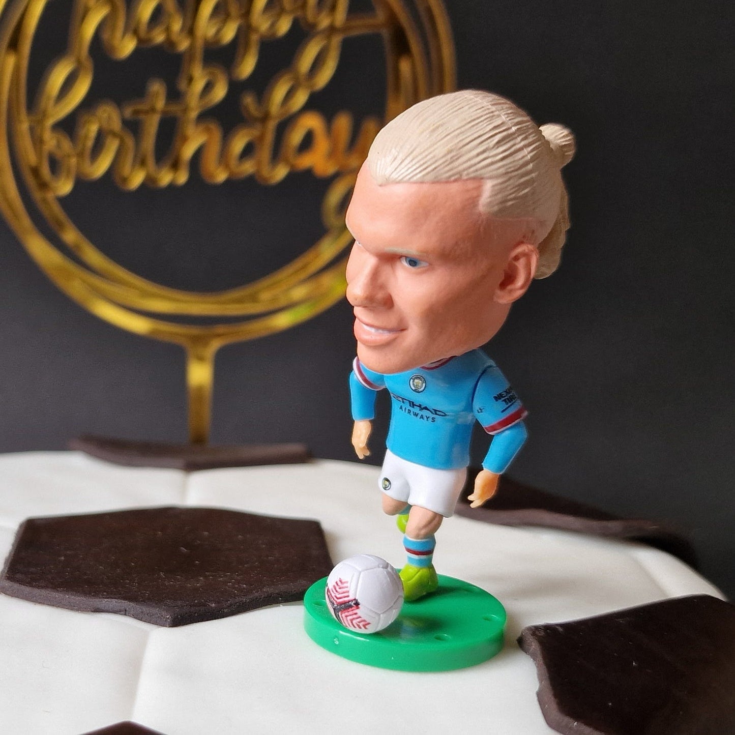 Erling Haaland Birthday Cake Topper - Manchester City