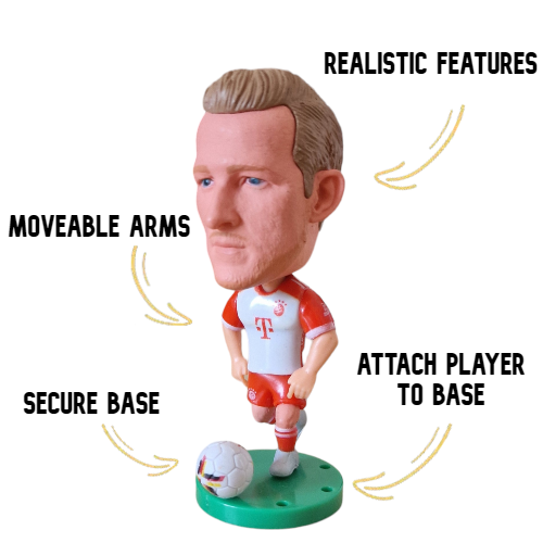 Harry Kane Football Birthday Cake Topper - Munich
