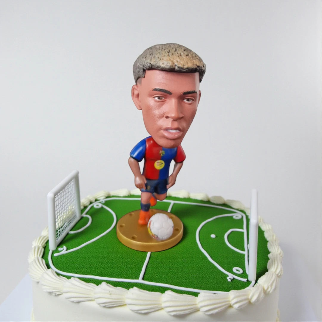 Lamine Yamal Cake Topper Figurine Collectible - Barcelona