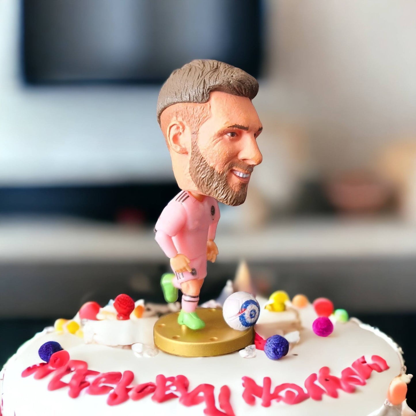 Lio Messi Birthday Cake Topper - Miami
