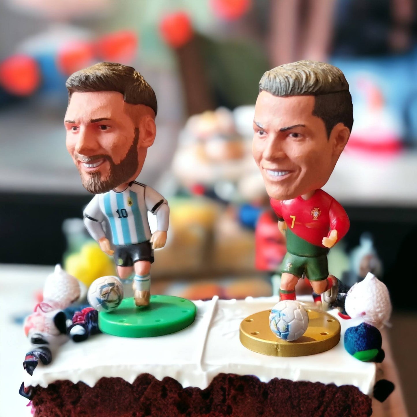 Legends Pack - Lionel Messi and Cristiano Ronaldo Birthday Cake Toppers