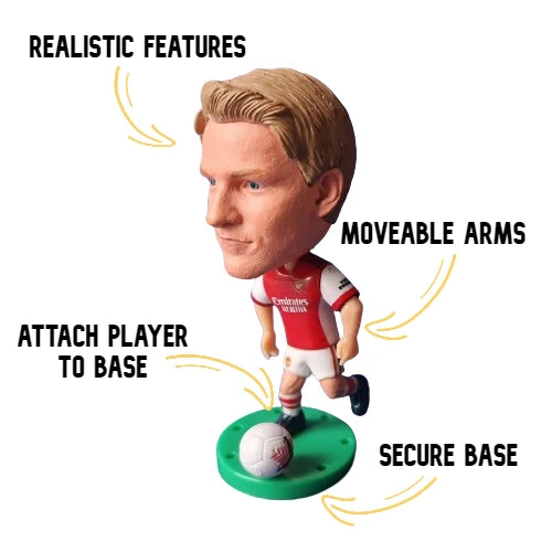 Arsenal Odegaard Champions League Cake Topper Set