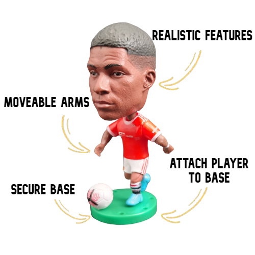 Manchester United Cake Topper Set - McTominay, Maguire, Bruno and Rashford